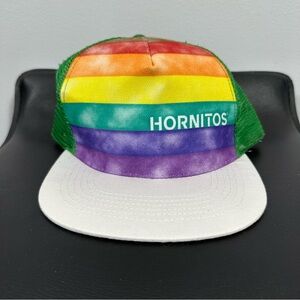Hornitos Unisex Rainbow Green Snap-back Trucker Hat